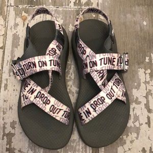 CHACO waterproof sandals Woodstock Tune in drop out EUR 39 US 8 Mega Z/cloud